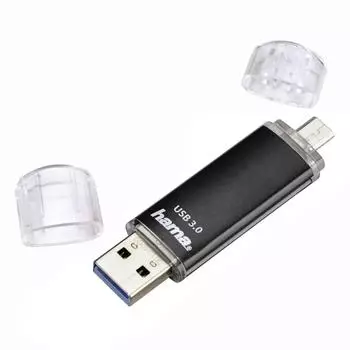 Hama FlashPen Laeta Twin USB 3.0 64GB – Hama FlashPen Laeta Twin USB 3.0 64GB: Vielseitiger Speicherstick