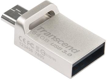 Transcend JetFlash 880 64GB silber USB 3.0