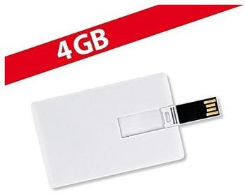 CLE Scheckkartenform 4GB weiß