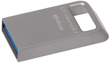 Kingston DataTraveler Micro 64GB silber USB 3.1