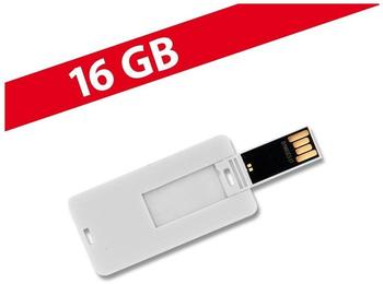 CARDANLIGHT EUROPE 16 GB Speicherkarte in Scheckkartenform Weiß USB