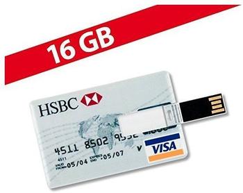 CLE 16GB Kreditkartenform HSBC Visa (HSBC16GB)