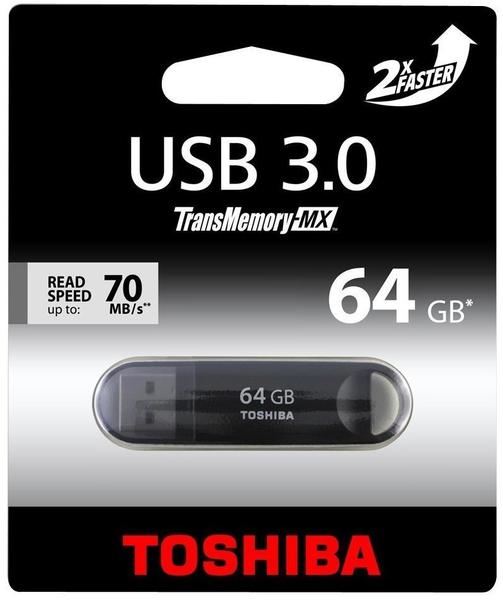 Toshiba TransMemory MX 64GB schwarz (THNV64SUZBLK-6)