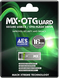 Mach Xtreme Technology OTGuard USB 3.0 Pen Drive, 256-AES - 64 GB