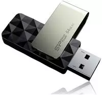 Silicon Power USB-Stick 64GB USB3.0 B30 Black Eingabe / Ausgabe