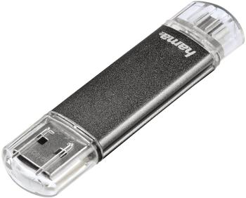 Hama FlashPen Laeta Twin 8 GB grau USB 2.0 00123923