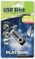 Platinum TWS USB-Stick 2GB Schwarz 177558-3 USB-A (USB 2.0)