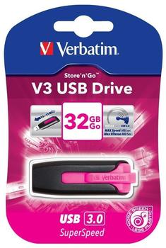 Verbatim Store n Go V3 32GB schwarz/rosa USB 3.0