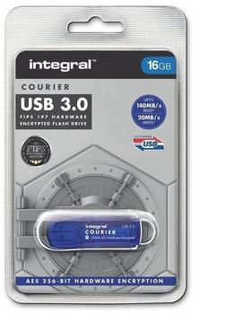 Integral Courier FIPS 197 Encrypted USB 3.0 16GB