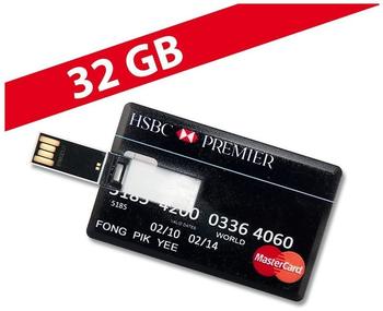 Cardanlight Europe 32 Gb Speicherkarte in Scheckkartenform Hsbc Premier Usb