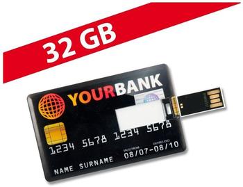 Cardanlight Europe 32 Gb Speicherkarte In Scheckkartenform Your Bank Usb