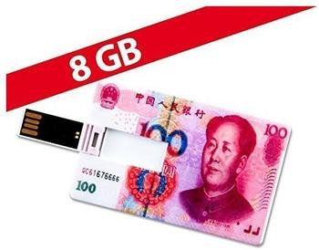 Cardanlight Europe 8 Gb Speicherkarte In Scheckkartenform 100 Yuan Usb