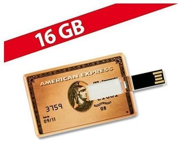 Cardanlight Europe 16 Gb Speicherkarte In Scheckkartenform American Express Gold Usb
