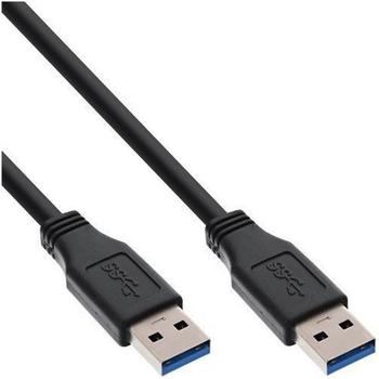 InLine USB 3.0, Kabel, A, an A, schwarz, 5m (35250)