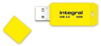 Integral Neon 16GB gelb USB 3.0