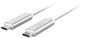Artwizz USB-C Highspeed Kabel zu USB-C männlich (1m) silber