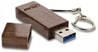 INLINE woodstick USB 3,0 Speicherstick, Walnuss, 128GB