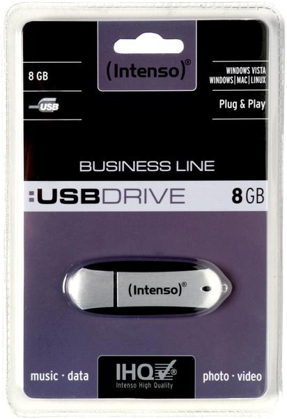 Intenso Business Line Silber-Schwarz 8GB