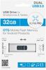 XLYNE 7532003, Xlyne OTG USB-Zusatzspeicher Smartphone/Tablet Silber 32 GB USB...
