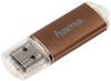 Hama USB-Stick Laeta 91076, 32 GB, 68x, bis 10 MB/s, mit Metallgehäuse, braun