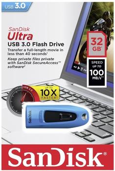 SanDisk Ultra USB 3.0 32GB blau