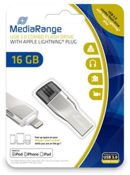 MediaRange MR981 16GB USB 3.0 silber