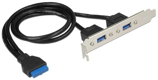 DeLock Slot bracket - USB-Konsole - USB