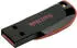 SanDisk Cruzer Blade 16 GB schwarz/rot