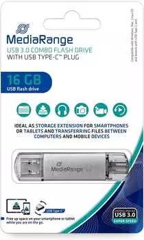 MediaRange USB 3.0 Kombo Typ-C 16GB MediaRange USB 3.0 Kombo Typ-C 16GB