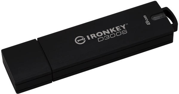 8 GB USB-Stick in schwarz