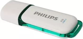 Philips Snow Edition 8 GB wei&szlig;/gr&uuml;n USB 3.0 FM08FD75B/00