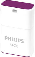 Philips PICO USB-Stick 64 GB Purple FM64FD85B/00 USB-A (USB 2.0)