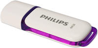 Philips Snow 64 GB weiß/lila USB 3.0 FM64FD75B/10