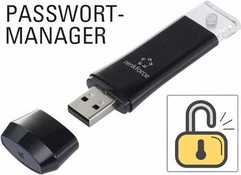 Renkforce USB Passwort-Manager Stick PM-01 - Nie mehr Passwörter merken!