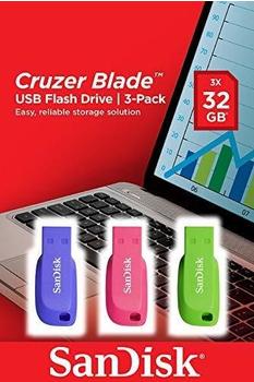 SanDisk Cruzer Blade 32GB 3-Pack
