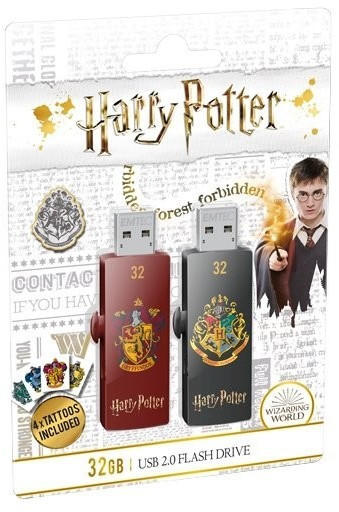 Emtec M730 Harry Potter 2.0 - Gryffindor & Hogwarts 32GB 2-Pack