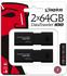 Kingston DataTraveler 100 G3 64 GB schwarz USB 3.0 2 St.
