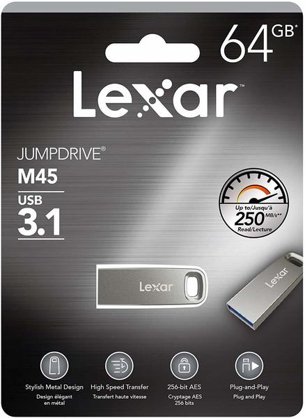 Lexar JumpDrive M45 64GB silber USB 3.1
