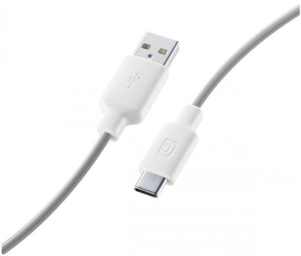 Cellular Line Cellularline USB 2.0 Anschlusskabel [1x USB 2.0 Stecker A - 1x USB-C™ Stecker] 1.00m Weiß