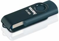 Hama Usb-stick Rotate 256gb Usb 3.0 Petrolblau 90mb/s