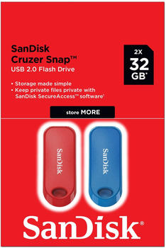 SanDisk Cruzer Snap 16GB 2-Pack