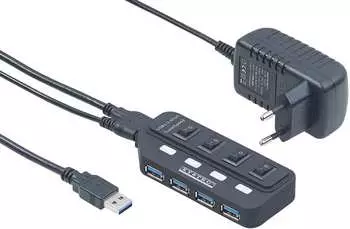 Pearl Xystec Aktiver USB-3.0-Hub