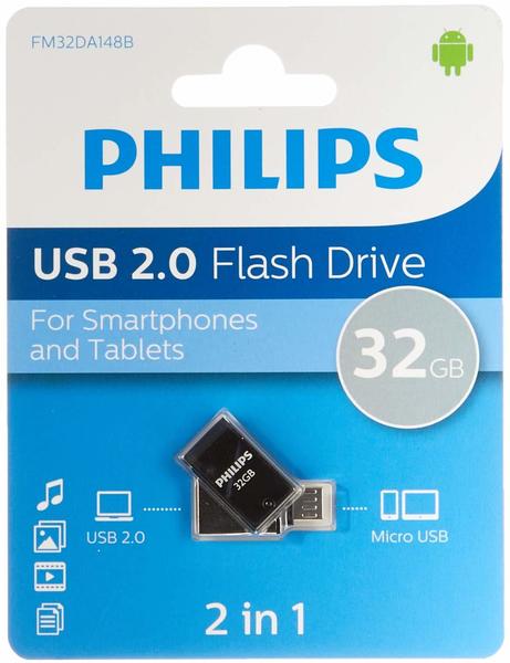 Philips 2-in-1 micro USB 2.0 32GB