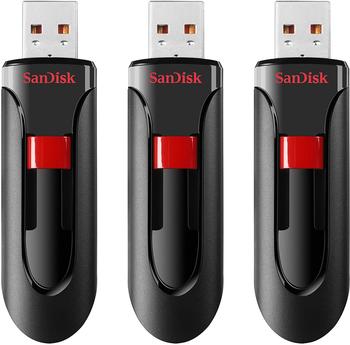 SanDisk Cruzer Glide USB-Flash-Laufwerk - 3er-Packung
