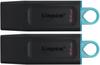 Kingston DataTraveler Exodia - USB-Flash-Laufwerk - 64 GB USB 3.2 Gen 1 (Packung mit 2)