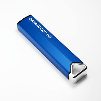 iStorage datAshur SD - USB flash drive with built-in microSD card reader - verschlüsselt - USB-C 3.2 USB Stick