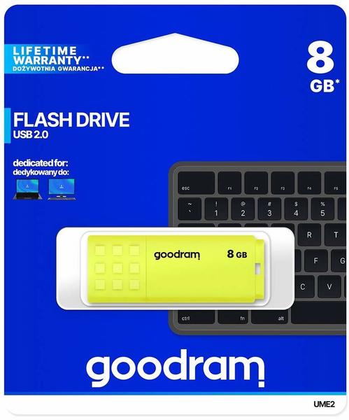 GoodRAM UME2 8GB gelb