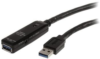 Startech USB-Kabel Startech USB3AAEXT5M USB A Schwarz