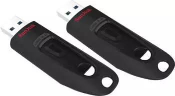 SanDisk Ultra USB 3.0 64GB 2-Pack schwarz