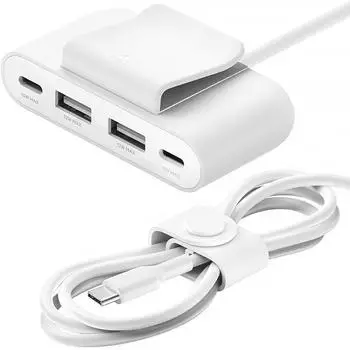 Belkin 4-Port-USB-Splitter White Belkin 4-Port-USB-Splitter White